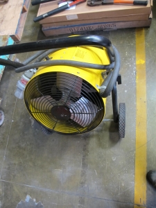 LOT TO INCLUDE: (1) MARLEY ENGINEERED PRODUCTS, PORTABLE HEATER/BLOWER, MODEL #W2000483CTL, (1) FOSTORIA HEAT WAVE 30 PORTABLE HEATER, 3 PHASE, 480 V, 60 HZ. LOADING & HANDLING FEE $15-4087